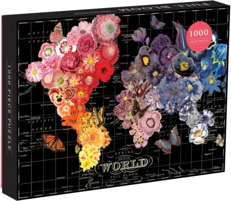 Galison puzzel Bloeiende Aarde 1000 stukjes