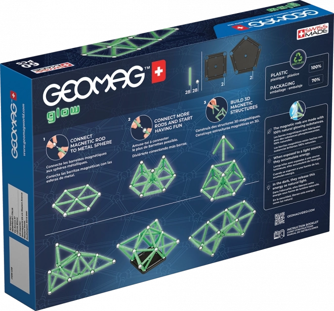 GEOMAG Glow 60 stukken