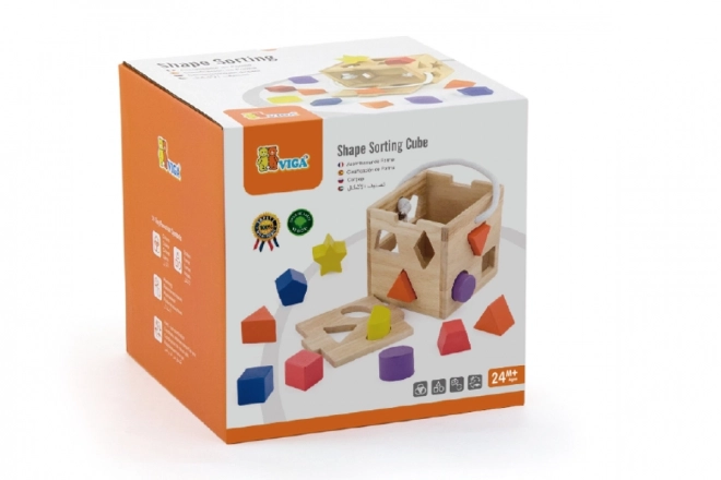 Houten invoegkubus