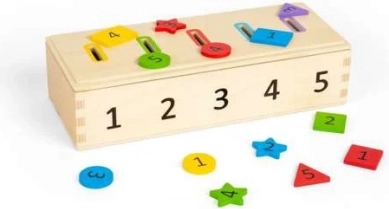 Bigjigs Toys sorteren van kleuren, vormen en cijfers