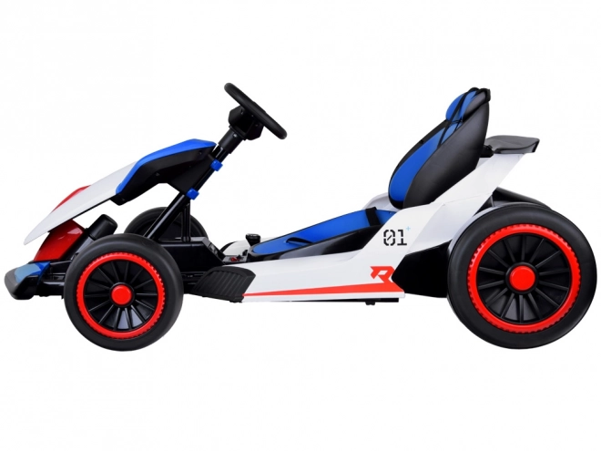 Kinder go-kart op accu met driftfunctie