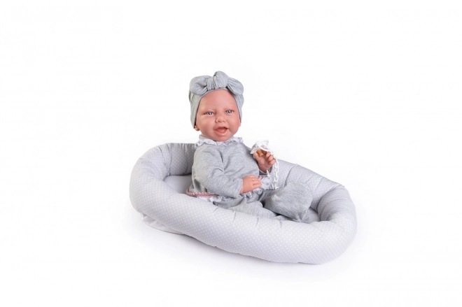 Antonio Juan 33228 CARLA - realistische pop baby met zacht stoffen lichaam - 42 cm