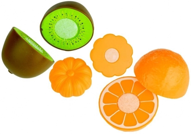 Kinderset fruit en groenten met mixer en dienblad