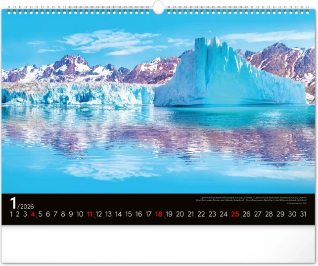 Wandkalender Landschappen 2026