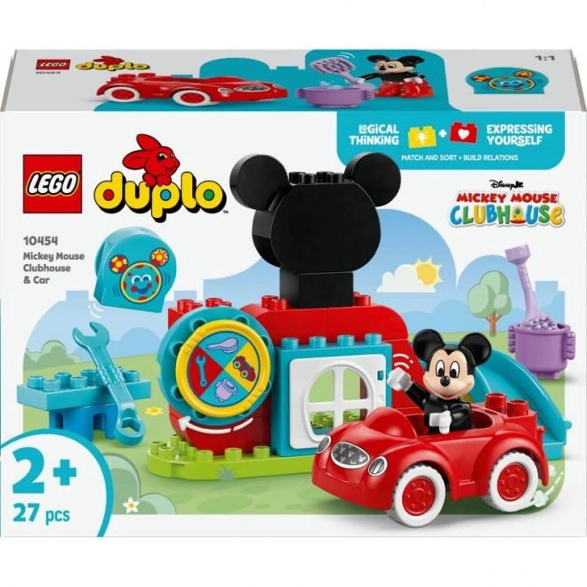 LEGO DUPLO 10454 Mickey's Clubhuis en Auto