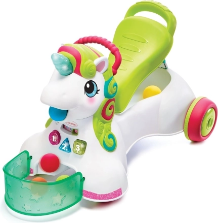 Loopauto en looptrainer 3-in-1 – eenhoorn INFANTINO