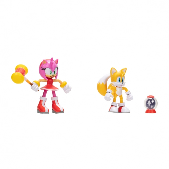 Sonic-figuren 2 stuks Amy + Tails 10 cm