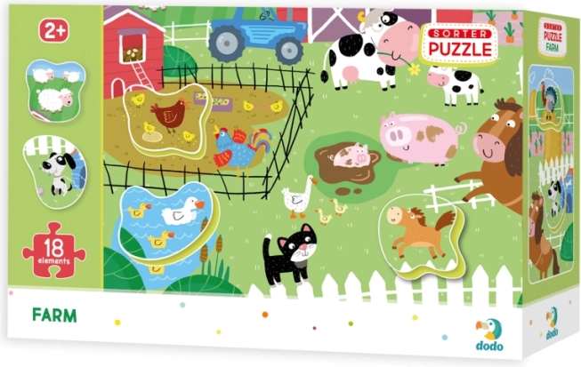 Puzzel Boerderij 18 stukjes