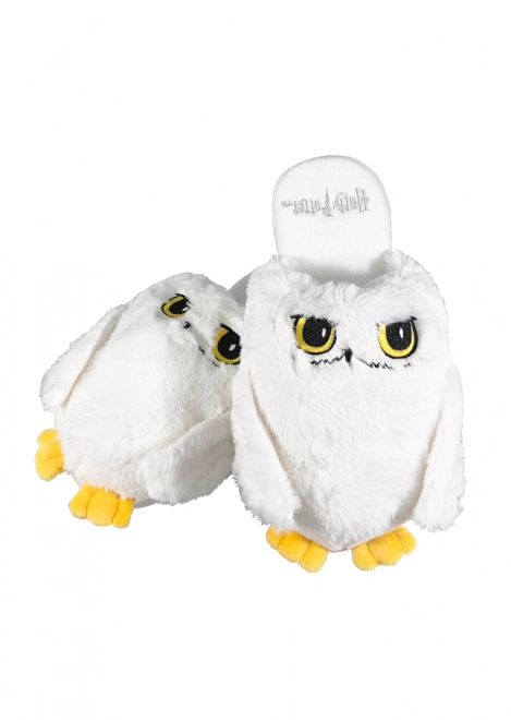 Damespantoffels Harry Potter met Hedwig
