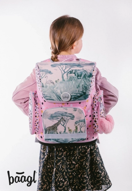 Schoolset ERGO Safari met rugzak, etui en schoenenzak
