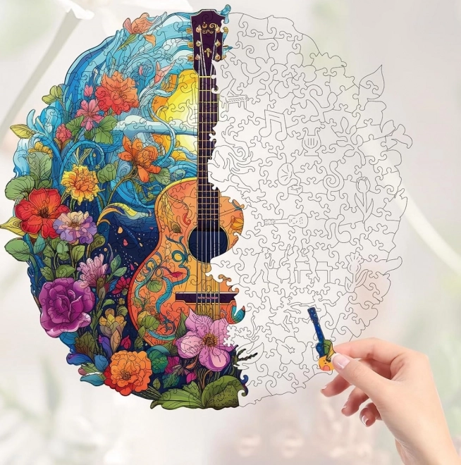 Houten puzzel Gitaar 200 stukken