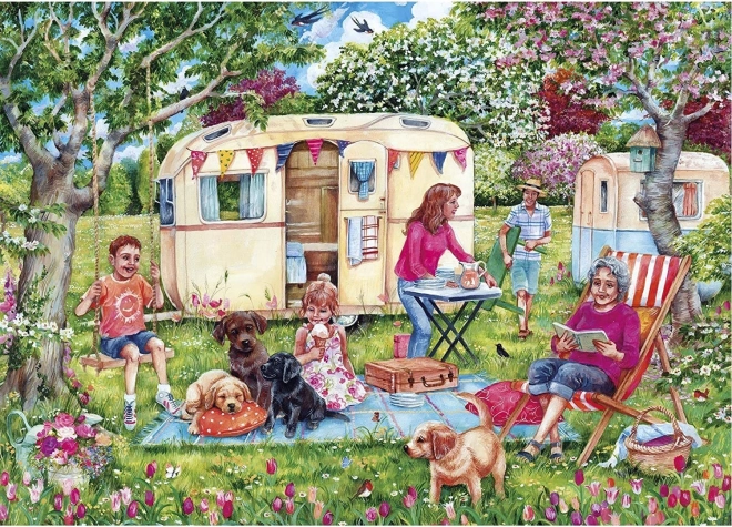 Puzzel Caravanontsnapping 1000 stukjes