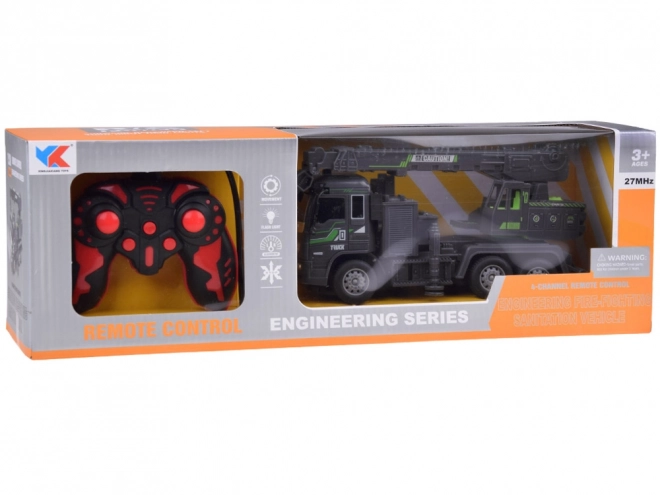 Bouwkraanwagen met LED-verlichting