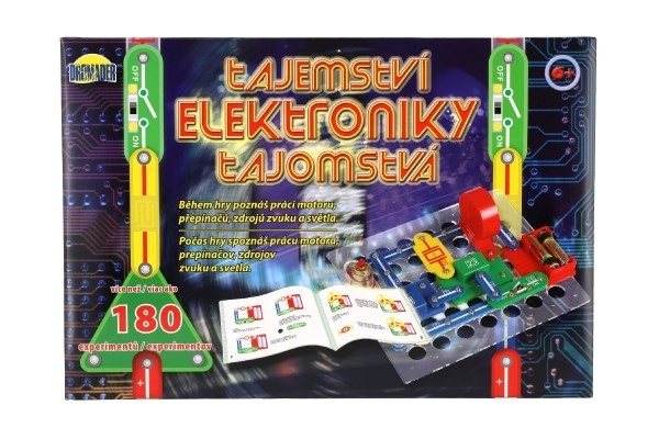 Het geheim van elektronica 180 experimenten op batterijen in doos 42x28,5x4cm vanaf 6 jaar