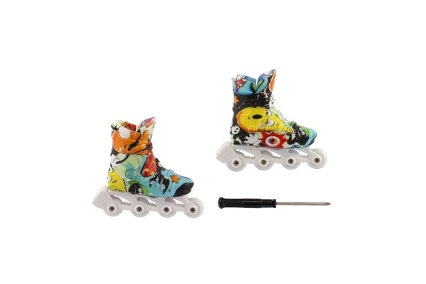 Vingerrollerskates met schroevendraaier