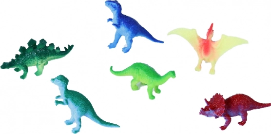 Dinosaurus set 6 stuks op blister