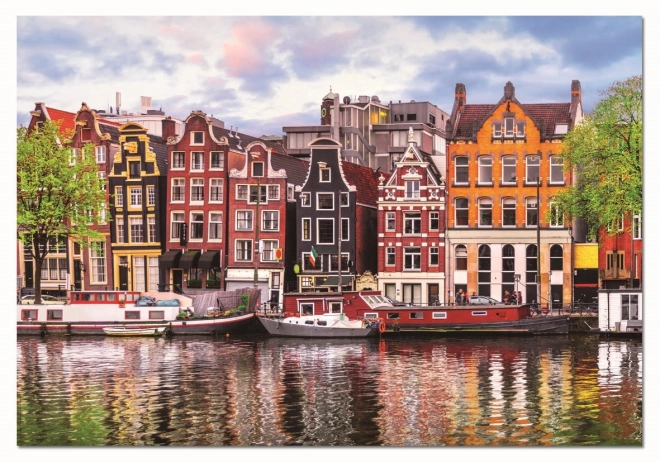 EDUCA Puzzel Dansende huizen, Amsterdam 1000 stukjes