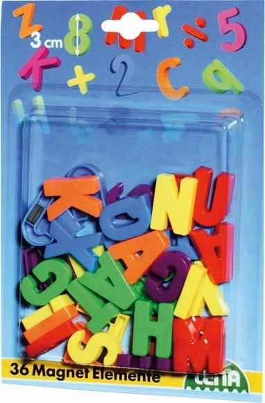 Grote magnetische letters 36 stuks