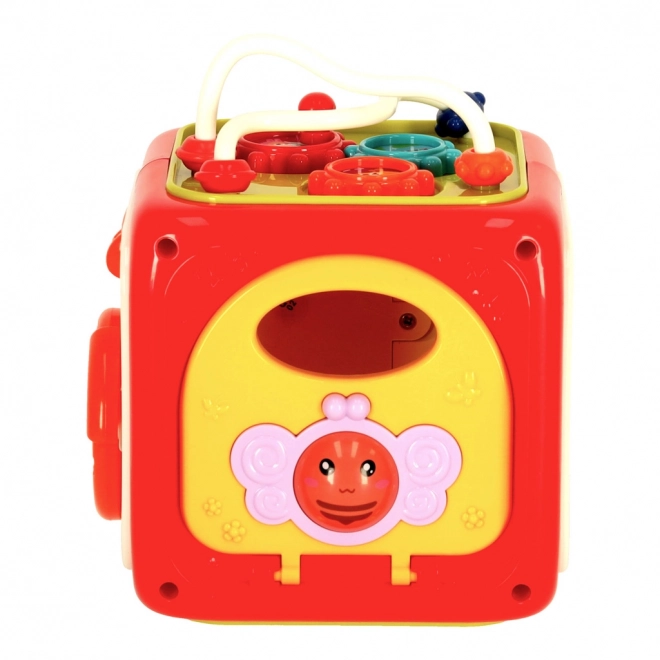 Interactieve educatieve kubus 6-in-1 Bibi-inn roze