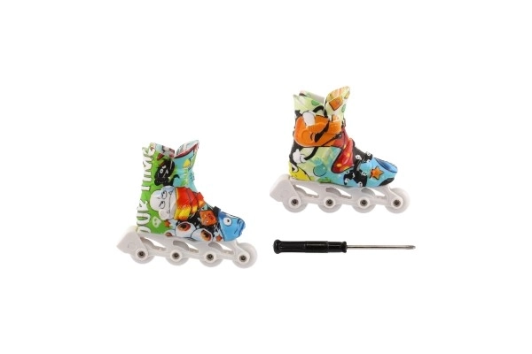 Vingerrollerskates met schroevendraaier
