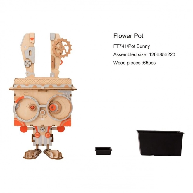 DIY Bloempot Konijn