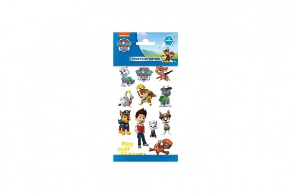 Paw patrol kleurentattoos 12 stuks in zakje