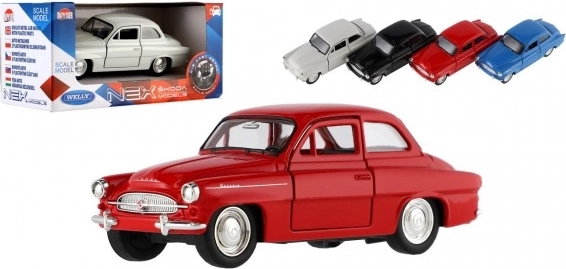 Metalen automodel Škoda Octavia 1959 1:34–1:39, 11 cm, freewheel