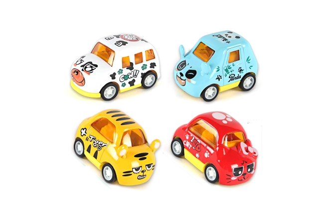 Auto diertje metaal 6 cm