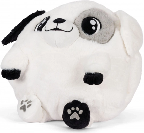 Cozy Noxxiez warme pluchen kussen 3-in-1 – witte hond