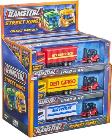 Teamsterz vrachtwagen met heftruck