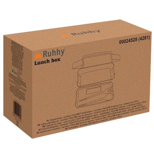 Lunchbox - broodtrommel 750ml Ruhhy 24528