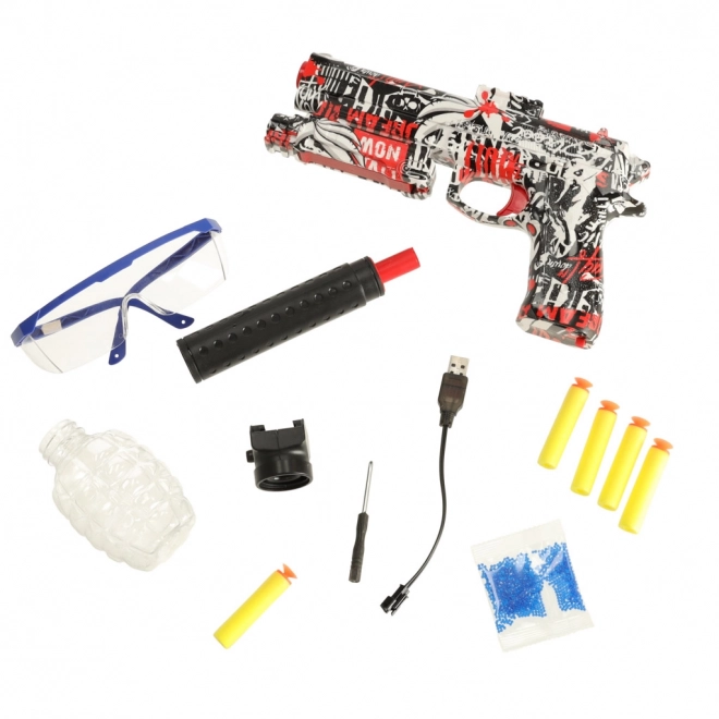 Pistool voor watergelballen met USB-oplading en lenzen
