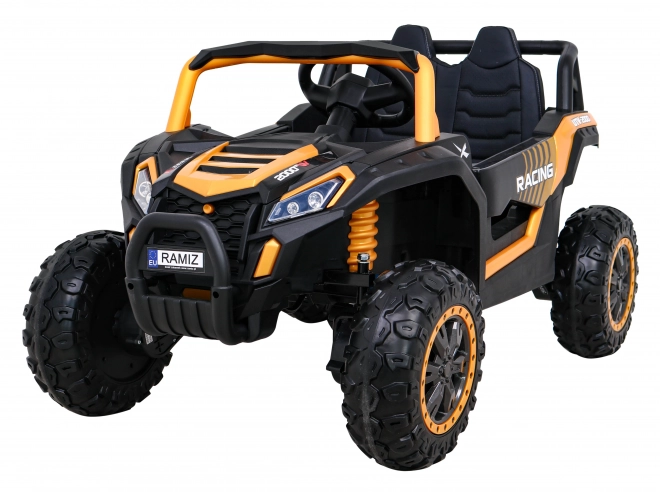 Buggy UTV 2000M raceauto met accu + MP3 geluiden lichten + afstandsbediening + langzame start – Gouden