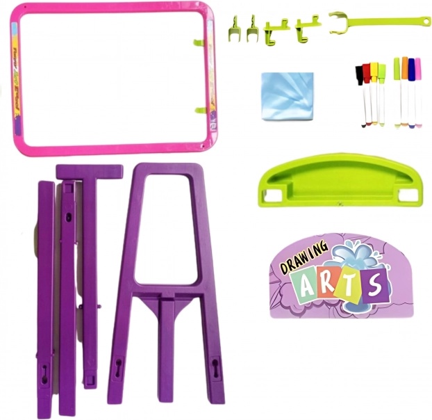 Bord WOOPIE 3in1 Magnetisch Drooguitwisbaar Tekenen met Licht