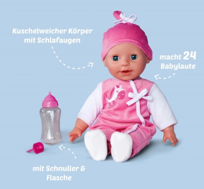 Pop Laura, 24 kindergeluiden, 38cm