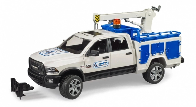Servicewagen Bruder RAM 2500 met draaibare kraan en baken