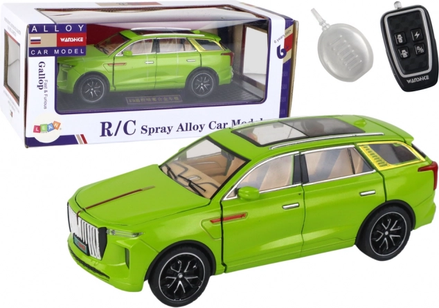 Model SUV Speelgoedauto in Groene Kleur