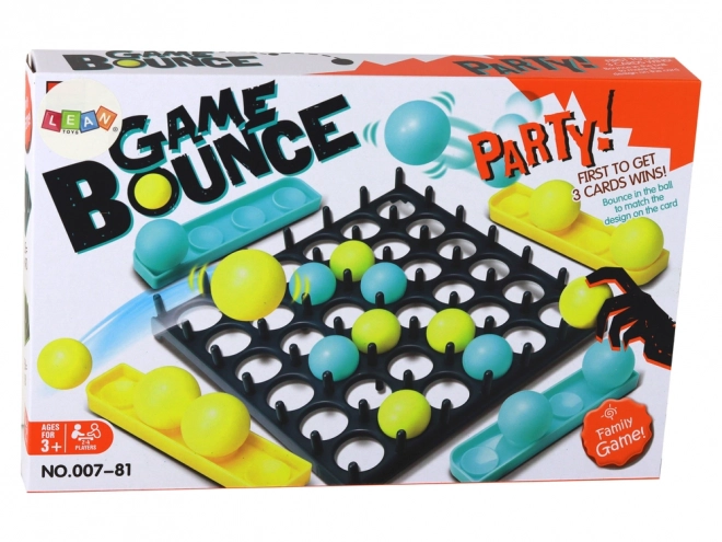 Spelbord voor het werpen van puzzelballen