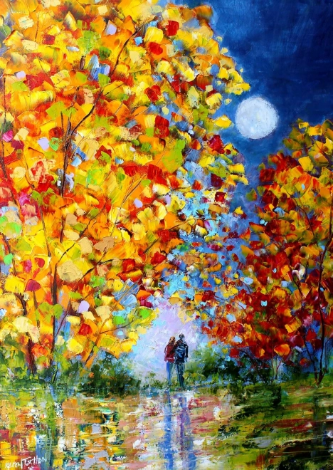 Puzzel Herfstmmaan 1000 stukjes ENJOY