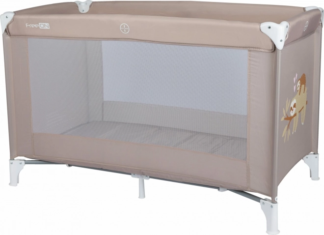 FreeOn Reisbed Love Luiaard, beige
