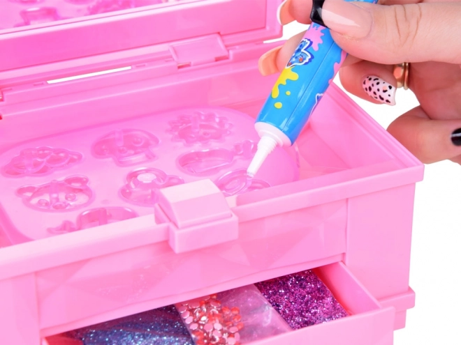 Creatieve set om sieraden te maken met magische gels