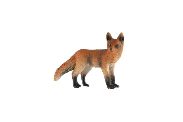 Plastic vossenfiguur 9 cm