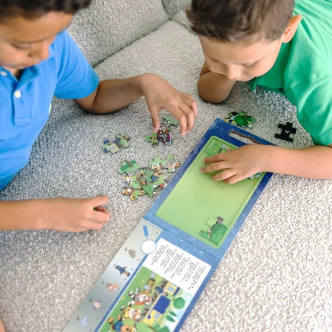 Magnetische puzzel Paw Patrol - vrachtwagens