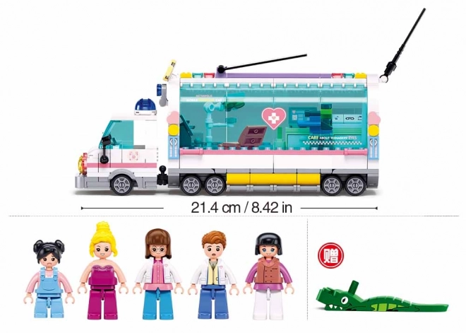 Sluban Metropolis Mobiele Zorgauto