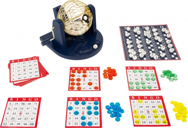 Familiebingo met lotter trommel