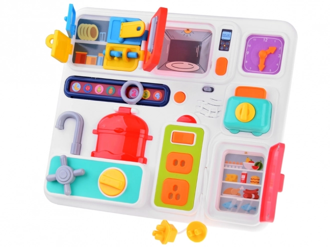 Interactief Montessori keukenspeelgoed