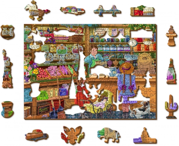 Houten puzzel Zoet Avontuur 2-in-1 200 stukjes