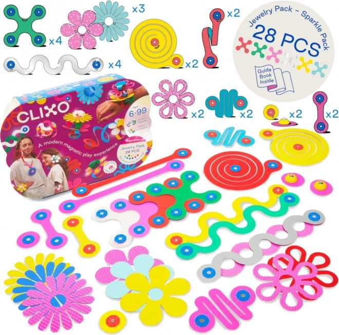 Clixo Jewelry Pack Creatieve set van stenen voor sieraden maken - 28 stuks