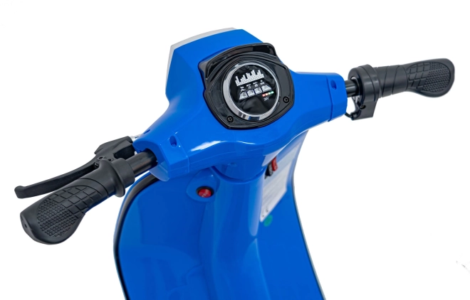 Elektrische Kinder Scooter Retro 23 blauw