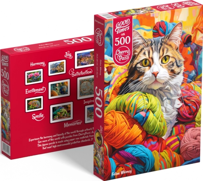 Puzzel Kattenkapriolen 500 Stukken